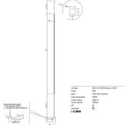 ACROBAT Vertikale Design-Hängeleuchte