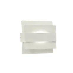 ALETA LED Wandleuchte mit eleganter Blende aus Metall-Lamellen