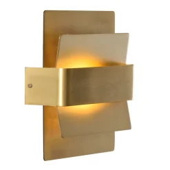 ALETA LED Wandleuchte mit eleganter Blende aus Metall-Lamellen