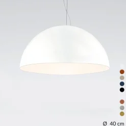 AMEDEO Halbkugel Pendelleuchte mit 40 cm Durchmesser