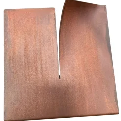AMEDEO Halbkugel Pendelleuchte Oberfläche Corten (Rost)