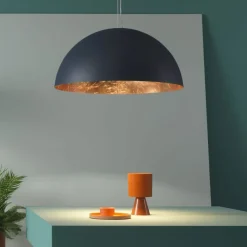 AMEDEO Halbkugel Pendelleuchte zweifarbig
