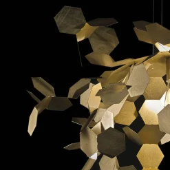 ANDROMEDA Italienische Design Hängeleuchte aus Messing