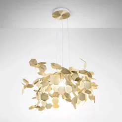 ANDROMEDA Italienische Design Hängeleuchte aus Messing
