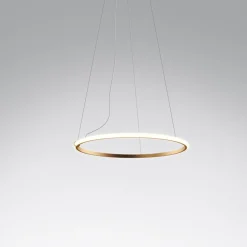 ANNAUX Filigrane Ring-Hängeleuchte Bronze