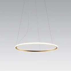 ANNAUX Filigrane Ring-Hängeleuchte Bronze