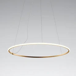 ANNAUX Filigrane Ring-Hängeleuchte Bronze