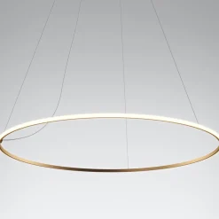 ANNAUX Filigrane Ring-Hängeleuchte Bronze