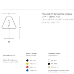 A SHADE Design Tischleuchte