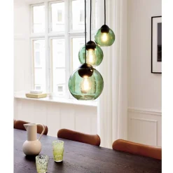 BACCIO Pendelleuchte mit farbigen Glas