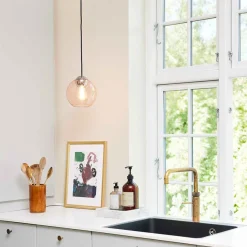 BACCIO Pendelleuchte mit farbigen Glas