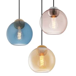 BACCIO Pendelleuchte mit farbigen Glas