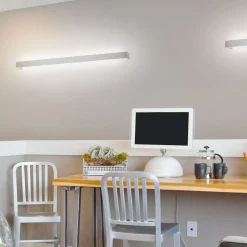 BASIL DUE Rechteckige LED Wandleuchte Up&Down