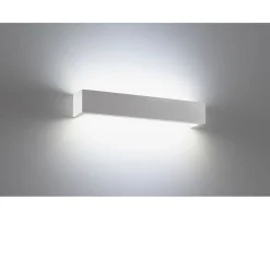 BASIL DUE Rechteckige LED Wandleuchte Up&Down