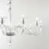 BEAU Italienischer Glas-Kronleuchter 8-flammig