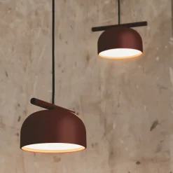 BELLE O Kleine Desing-Pendelleuchte halbrund