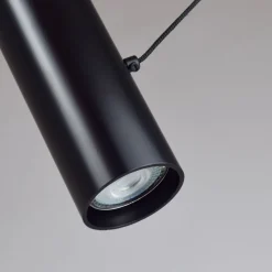 BEPPO Zylindrische Pendelleuchte mit einstellbarerem Spot - 1 bis 6 flammig