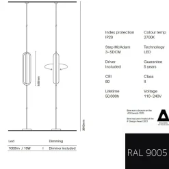 BOW Vertikale Design Hängeleuchte