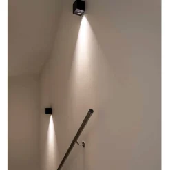 BRIX IN Quadratische LED Wandleuchte - 1-flammig