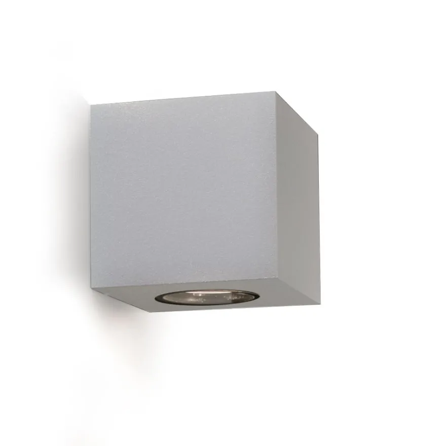 BRIX OUT IP65 Quadratische LED Wandleuchte - 2-flammig