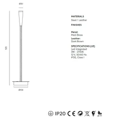 CERATIO Design Wandleuchte mit flexiblen Wandarm