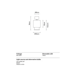 CHAPÓ Beweglicher, dimmbarer LED Spot