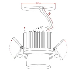 CHAPÓ Dimmbarer LED Einbauspot