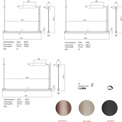 CHRIS Moderne LED Linienleuchte dimmbar