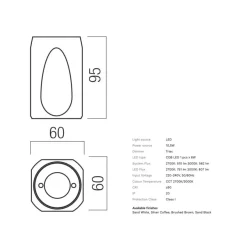 CHRIS Moderner LED Deckenspot