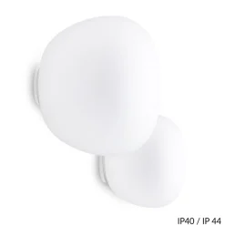 CLEA Italienische Wandleuchte mit Opalglas