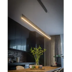 C-LINE längliche LED Hängeleuchte aus Beton