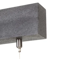 C-LINE längliche LED Hängeleuchte aus Beton