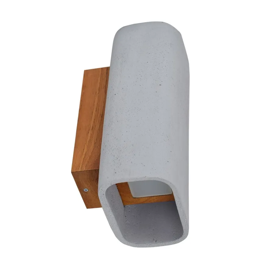 CONTEAK Elegante Wandleuchte aus Beton für innen oder aussen
