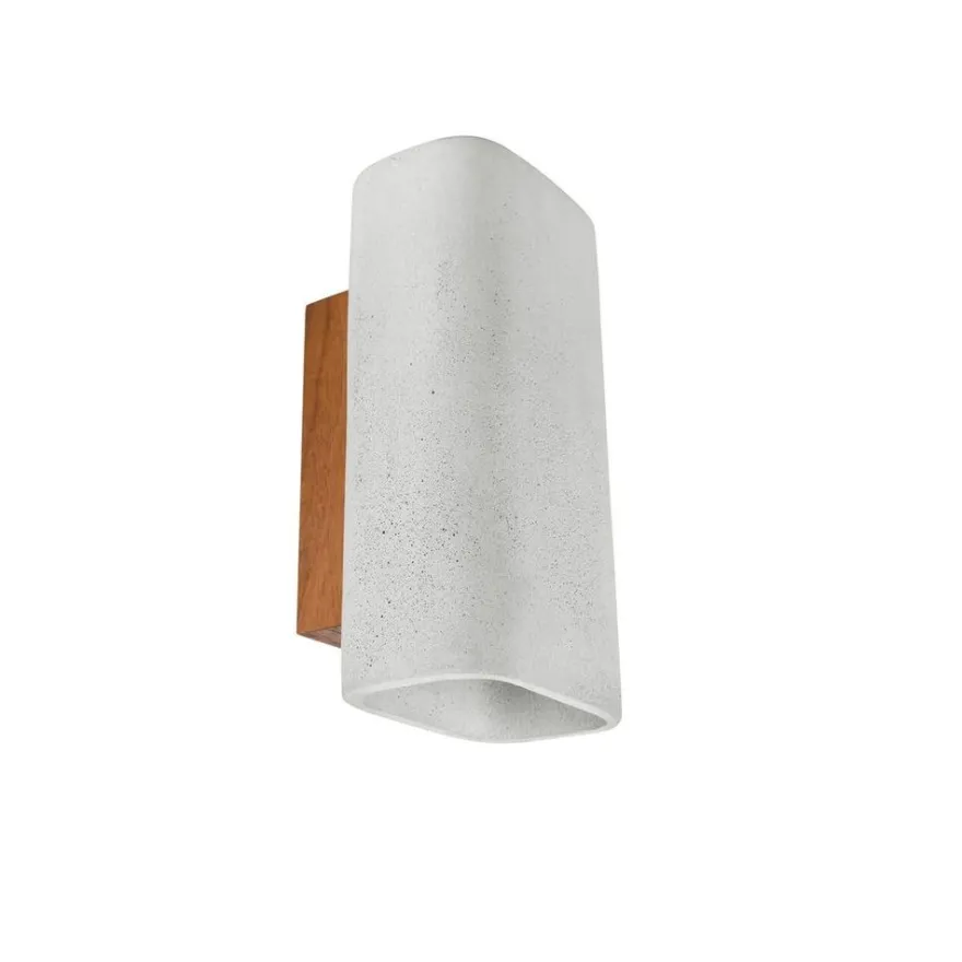 CONTEAK Elegante Wandleuchte aus Beton für innen oder aussen