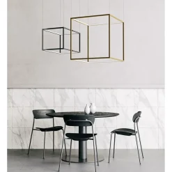 CUBE Elegante kubische LED Hängeleuchte
