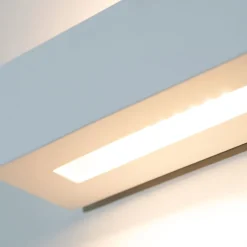 DAVE Längliche LED Wandlampe aus Keramik