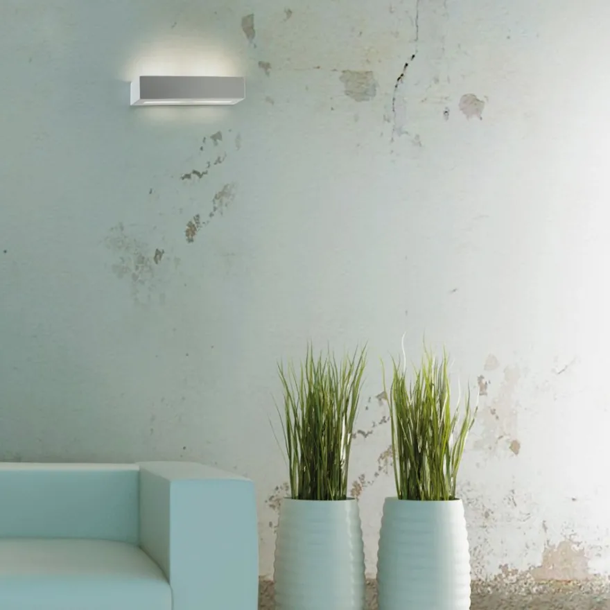 DAVE Längliche Wandlampe aus Keramik