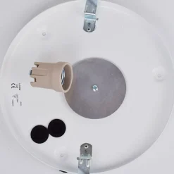DIAMO Flache runde Wandleuchte aus Glas