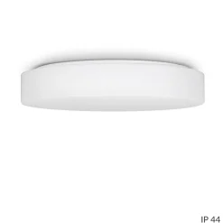 DIAMO IP44 Flache runde LED-Deckenleuchte aus Glas