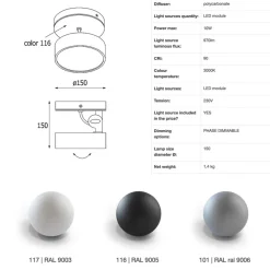 DOT Beweglicher LED Spot