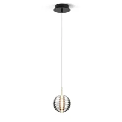DOUL Kleine Pendellampe mit Glasschirm