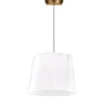 DRESS S Pendelleuchte mit Satin-Schirm