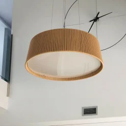DRUM Große flache Pendelleuchte