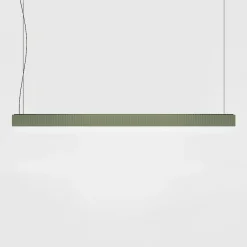 DUNE XL Lineare Hängeleuchte mit gewellter Front