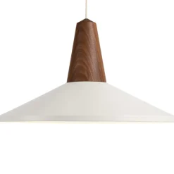 EIKON SHELL Große Pendelleuchte aus Holz und Metall