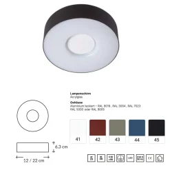 ELKO Kleine Deckenleuchte LED rund