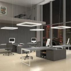 ESPADA LED Hängeleuchte in quadratischer Form