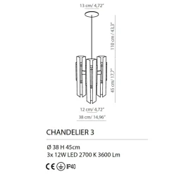 EXCALIBUR Exklusive Leuchte aus italienischer Manufaktur