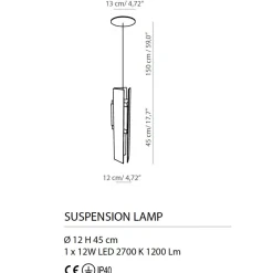EXCALIBUR Exklusive Pendelleuchte italienisches Design