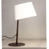 EXCENTRICA Moderne Tischleuchte mit Textilschirm